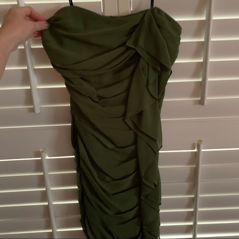 GUESS formal ruched dress